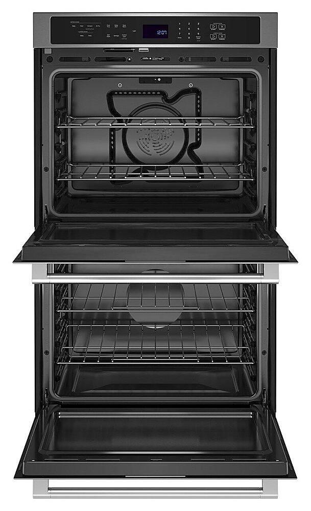 Maytag - 27" Built-In Electric Convection Double Wall Oven with Air Fry - Stainless Steel