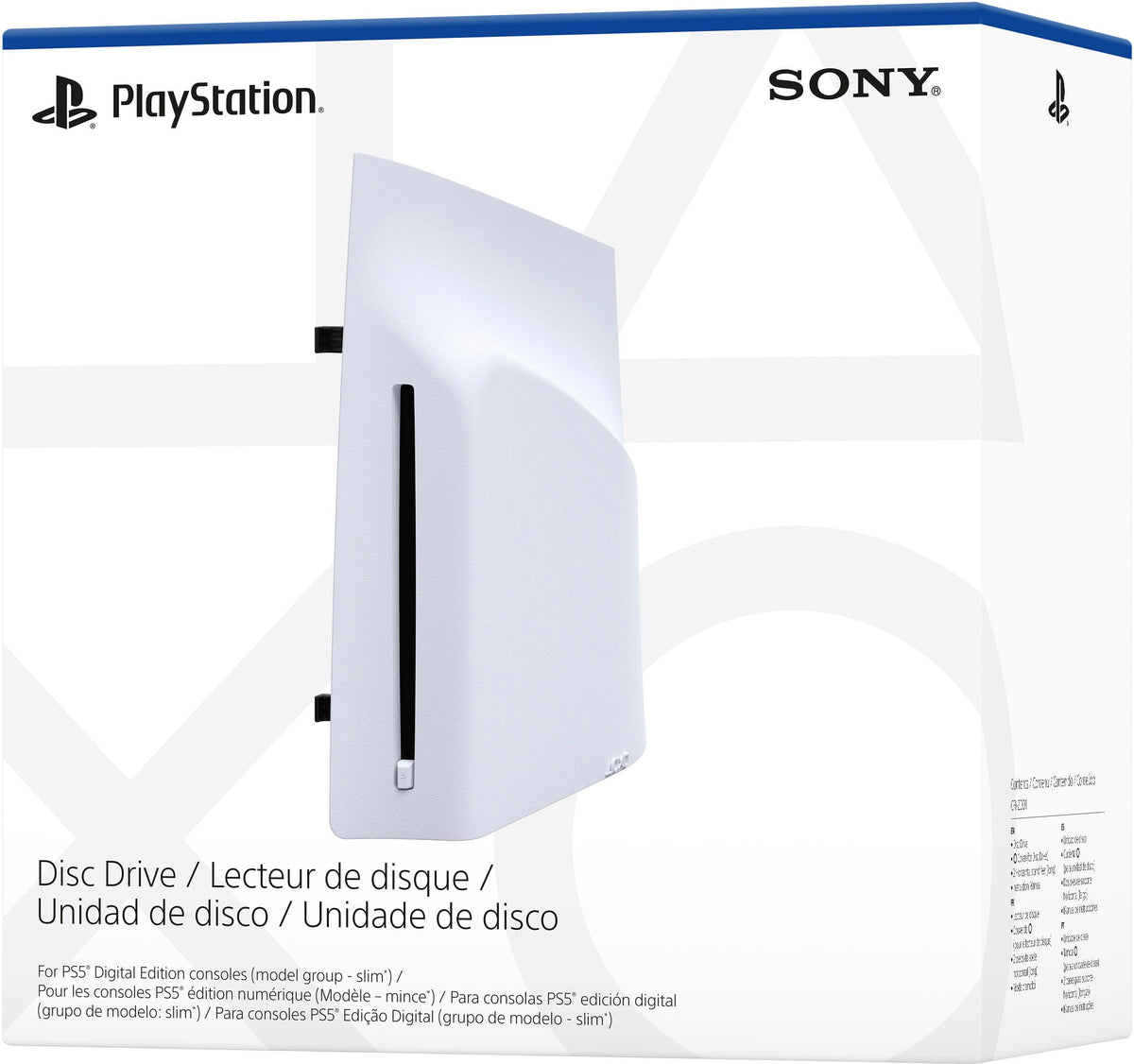 Sony Interactive Entertainment - Disc Drive For PS5 Digital Edition Consoles (model group – slim) - White