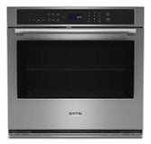 Maytag - 27" Built-In Single Electric Convection Wall Oven with Air Fry - Stainless Steel