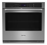 Maytag - 27" Built-In Single Electric Convection Wall Oven with Air Fry - Stainless Steel