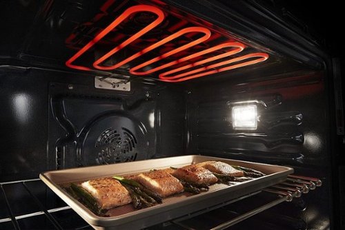 Maytag - 27" Built-In Single Electric Convection Wall Oven with Air Fry - Stainless Steel