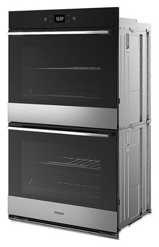 Whirlpool - 30" Smart Built-In Electric Convection Double Wall Oven with Air Fry - Stainless Steel