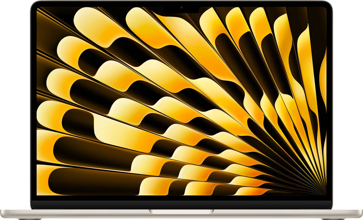 Apple - Geek Squad Certified Refurbished MacBook Air 13-inch Laptop - M3 chip - 16GB Memory - 512GB SSD - Starlight