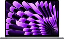 Apple - Geek Squad Certified Refurbished MacBook Air 15-inch Laptop - M3 chip - 16GB Memory - 512GB SSD - Space Gray