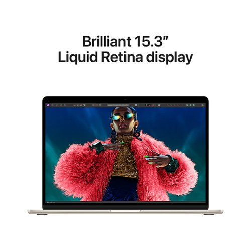 Apple - Geek Squad Certified Refurbished MacBook Air 15-inch Laptop - M3 chip - 16GB Memory - 512GB SSD - Starlight