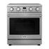 Thor Kitchen - 30 in. Wide 5 Elements 4.8 Cu. Ft. Freestanding Electric Convection Range - Silver