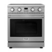 Thor Kitchen - 30 in. Wide 5 Elements 4.8 Cu. Ft. Freestanding Electric Convection Range - Silver