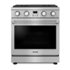 Thor Kitchen - 30 in. Wide 4 burner 4.8 Cu. Ft. Freestanding LP Gas Convection Range - Stainless Steel