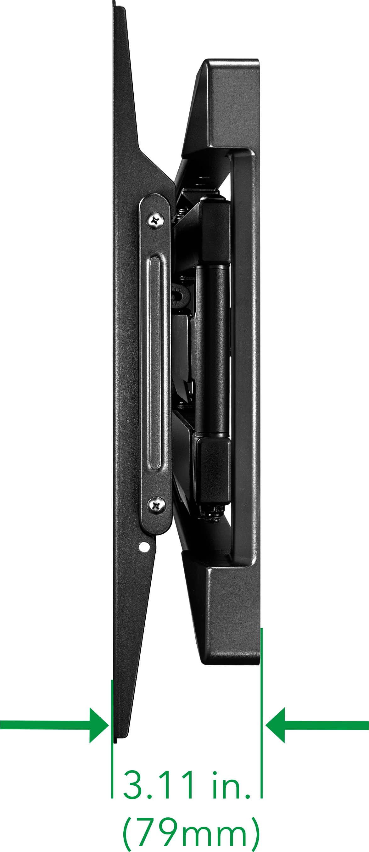 Insignia™ - Full-Motion TV Wall Mount for Most 42"–90" TVs — Extends 22" - Black