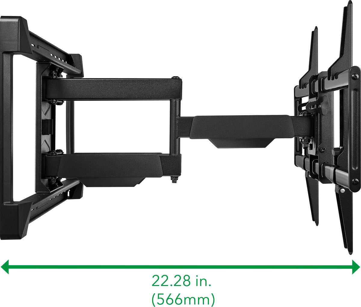 Insignia™ - Full-Motion TV Wall Mount for Most 42"–90" TVs — Extends 22" - Black