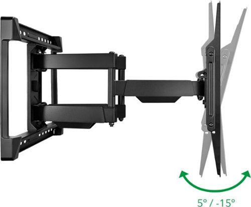 Insignia™ - Full-Motion TV Wall Mount for Most 42"–90" TVs — Extends 22" - Black