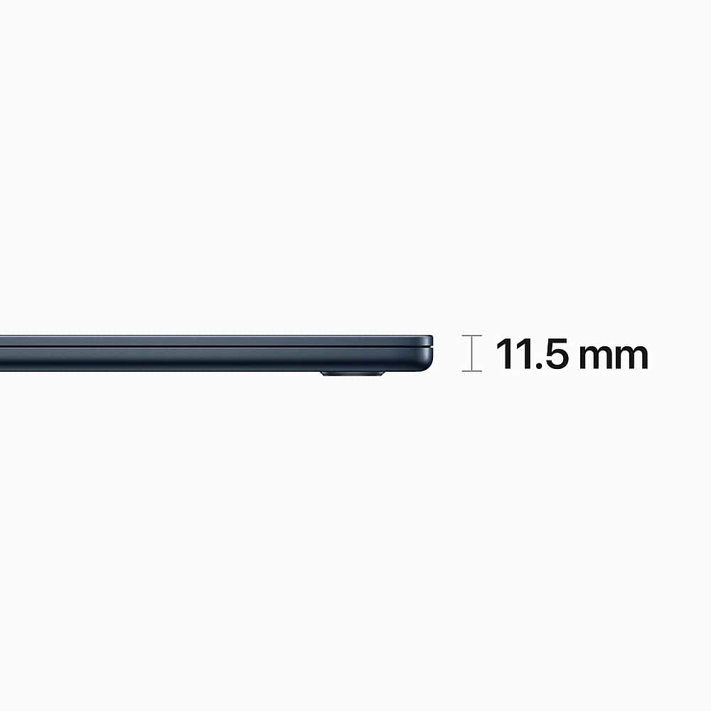 Apple - Geek Squad Certified Refurbished MacBook Air 15" Laptop - M2 chip - 16GB Memory - 1TB SSD - Midnight