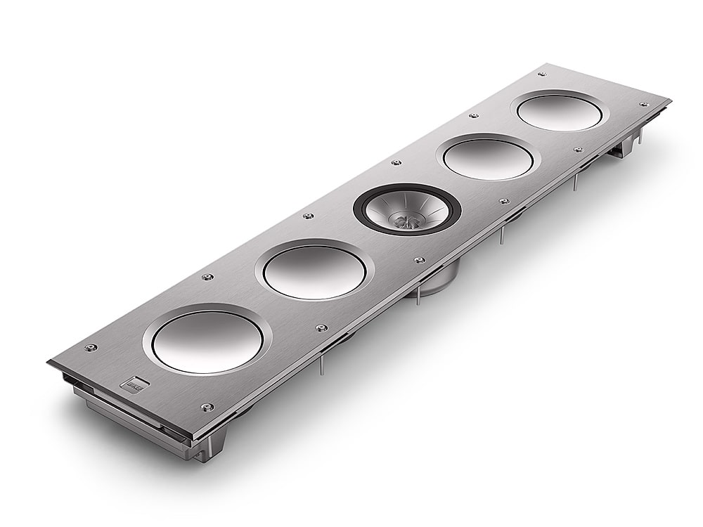 KEF - Ci5160RLM-THX UNI-Q 3 Way in wall Speaker (each) - Gray