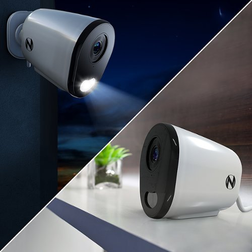 Night Owl - Indoor/Outdoor Plug-In Wi-Fi 4K Security Camera with 2-Way Audio - White