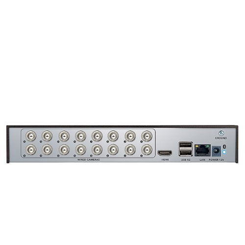 Night Owl - 20-Channel Wired 4K 2TB DVR Security System with 2-Way Audio - Black