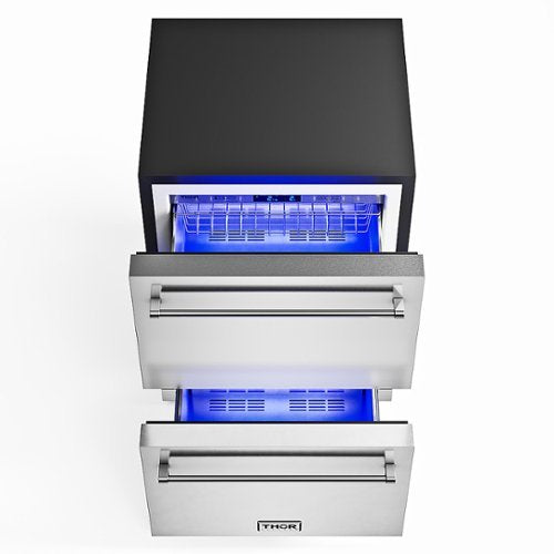 Thor Kitchen - 24 Inch Indoor Outdoor Freezer Drawer - Stainless Steel