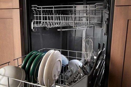 Maytag - 24 inch Top Control Built-In Stainless Steel Tub Dishwasher with Heated Dry and 51 dBa - Stainless Steel
