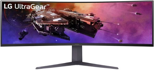 LG - UltraGear 45” Curved QHD 200Hz 1-ms FreeSync Premium Gaming Monitor with HDR (Display Port, HDMI, USB Type-C) - Black