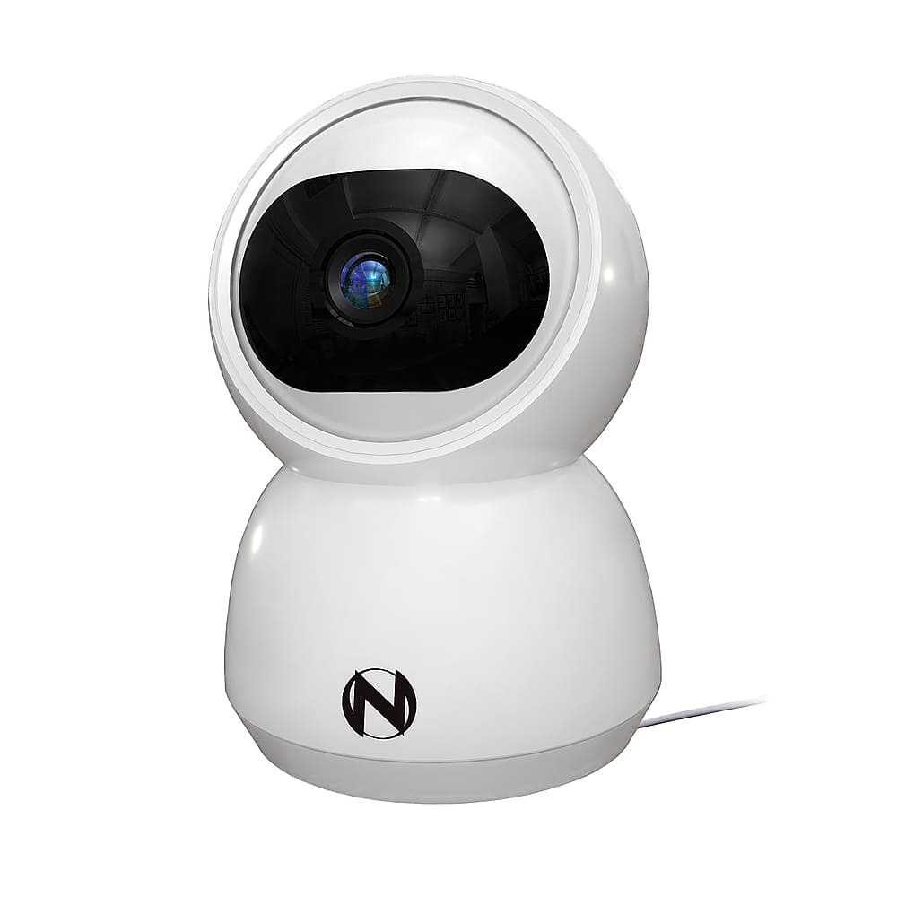 Night Owl - Indoor AC Powered Plug-In Wireless 3MP Security Camera with Pan, Tilt and 2-Way Audio - White