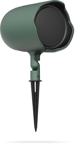 JBL - GSF6 6.5" 200W 8 Ohm and 70V/100V Ground-Stake Landscape-Outdoor Speaker, (Pair) - Green