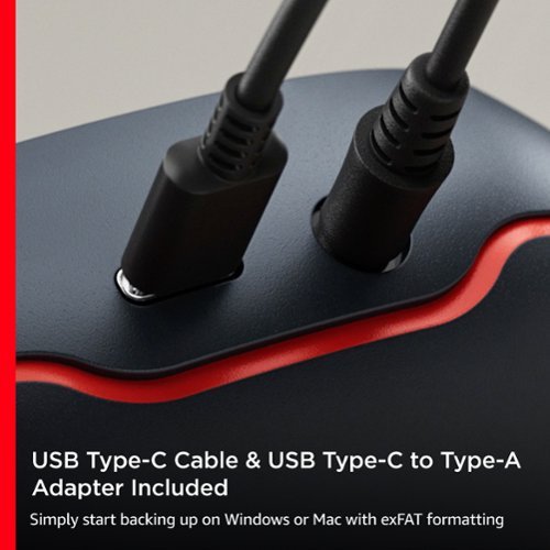 SANDISK - 8TB Desk Drive USB Type-C Desktop External SSD - Black