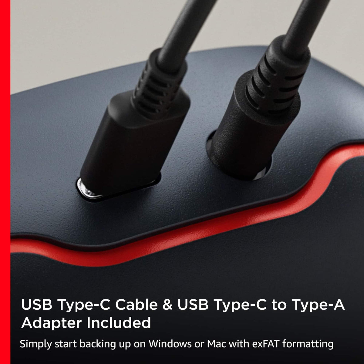 SANDISK - 8TB Desk Drive USB Type-C Desktop External SSD - Black