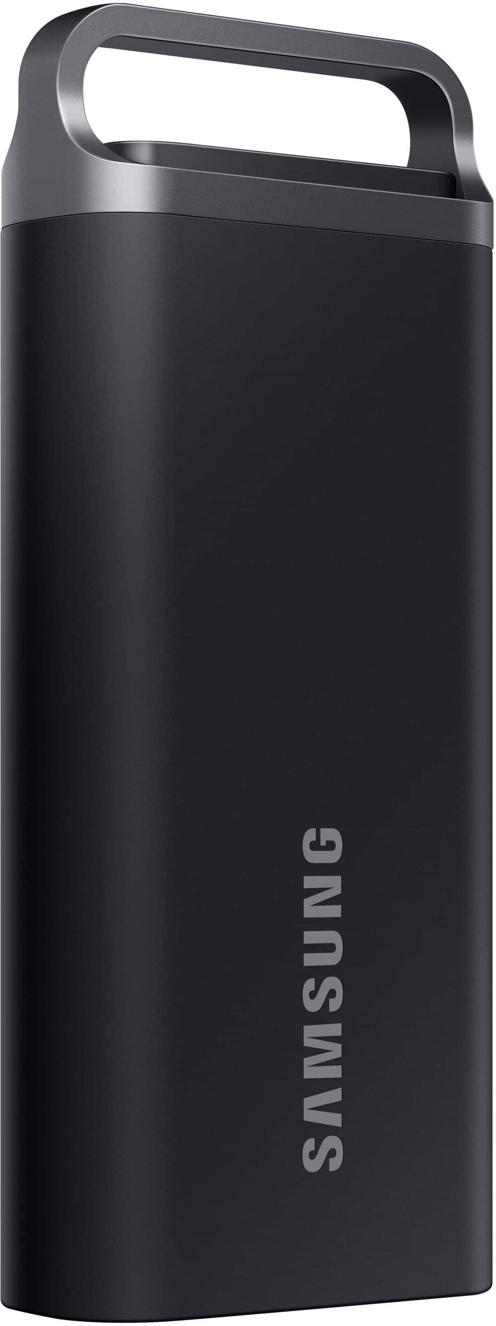 Samsung - Geek Squad Certified Refurbished T5 EVO Portable SSD 8TB, Up to 460MB/s , USB 3.2 Gen 1, Ideal use for Gamers & Creators - Black