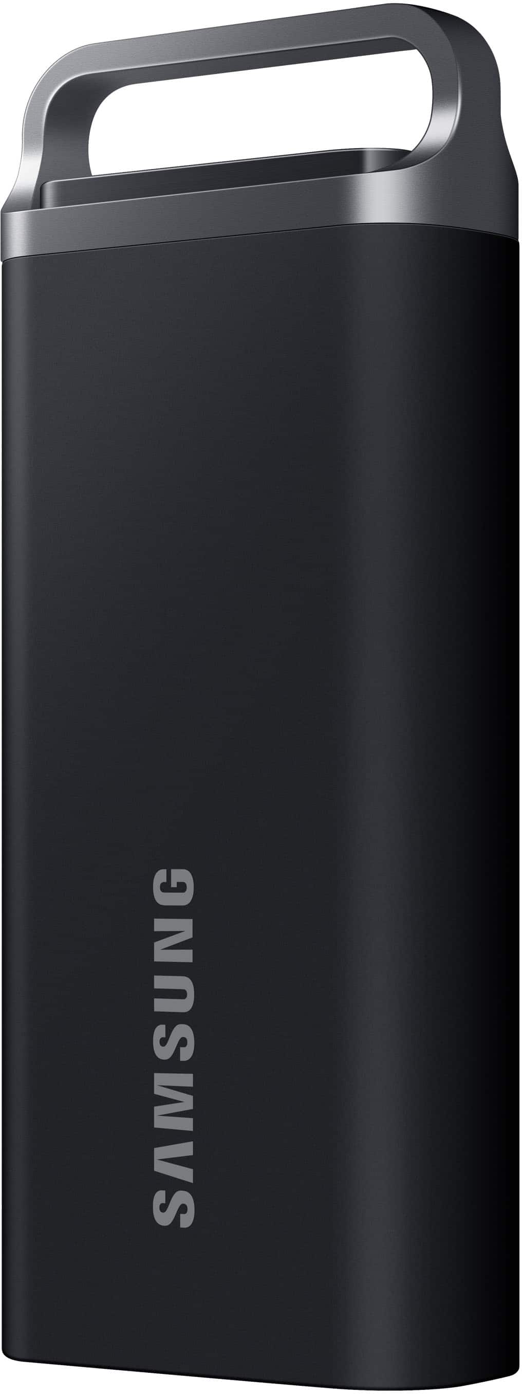 Samsung - Geek Squad Certified Refurbished T5 EVO Portable SSD 8TB, Up to 460MB/s , USB 3.2 Gen 1, Ideal use for Gamers & Creators - Black
