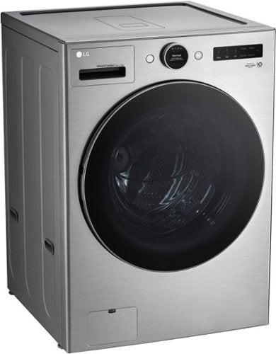 LG - 5.0 Cu. Ft. HE Smart Mega Capacity All-in-One Electric Washer/Dryer WashCombo with Steam and Ventless Inverter Heat Pump - Graphite Steel