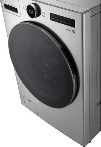 LG - 5.0 Cu. Ft. HE Smart Mega Capacity All-in-One Electric Washer/Dryer WashCombo with Steam and Ventless Inverter Heat Pump - Graphite Steel