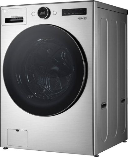 LG - 5.0 Cu. Ft. HE Smart Mega Capacity All-in-One Electric Washer/Dryer WashCombo with Steam and Ventless Inverter Heat Pump - Graphite Steel