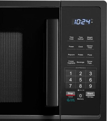 Insignia™ - 1.1 Cu. Ft. Countertop Microwave - Black