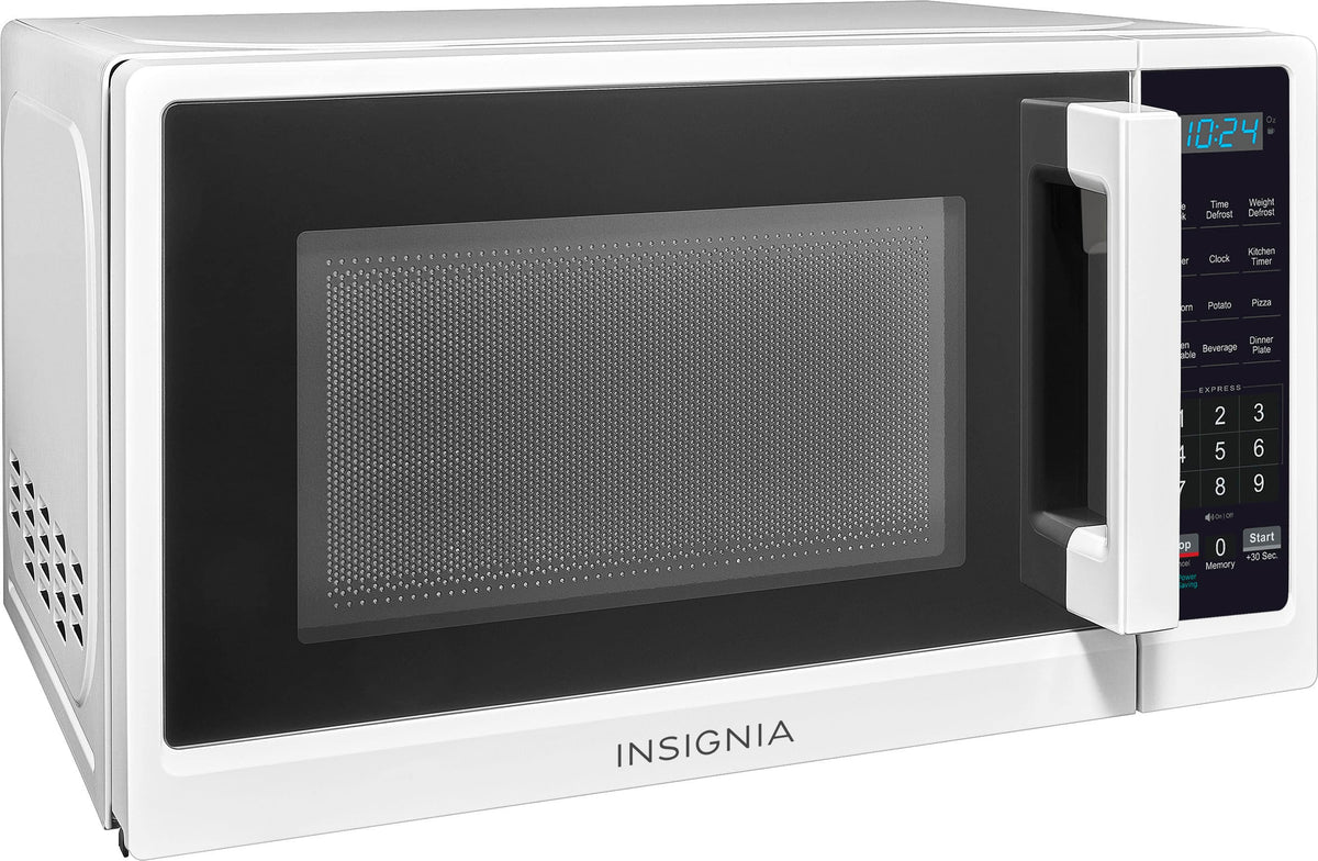 Insignia™ - .7 Cu. Ft. Compact Microwave - White