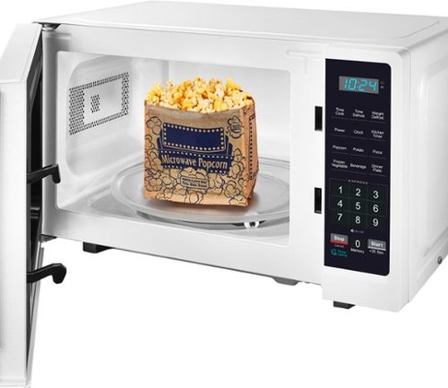 Insignia™ - .7 Cu. Ft. Compact Microwave - White