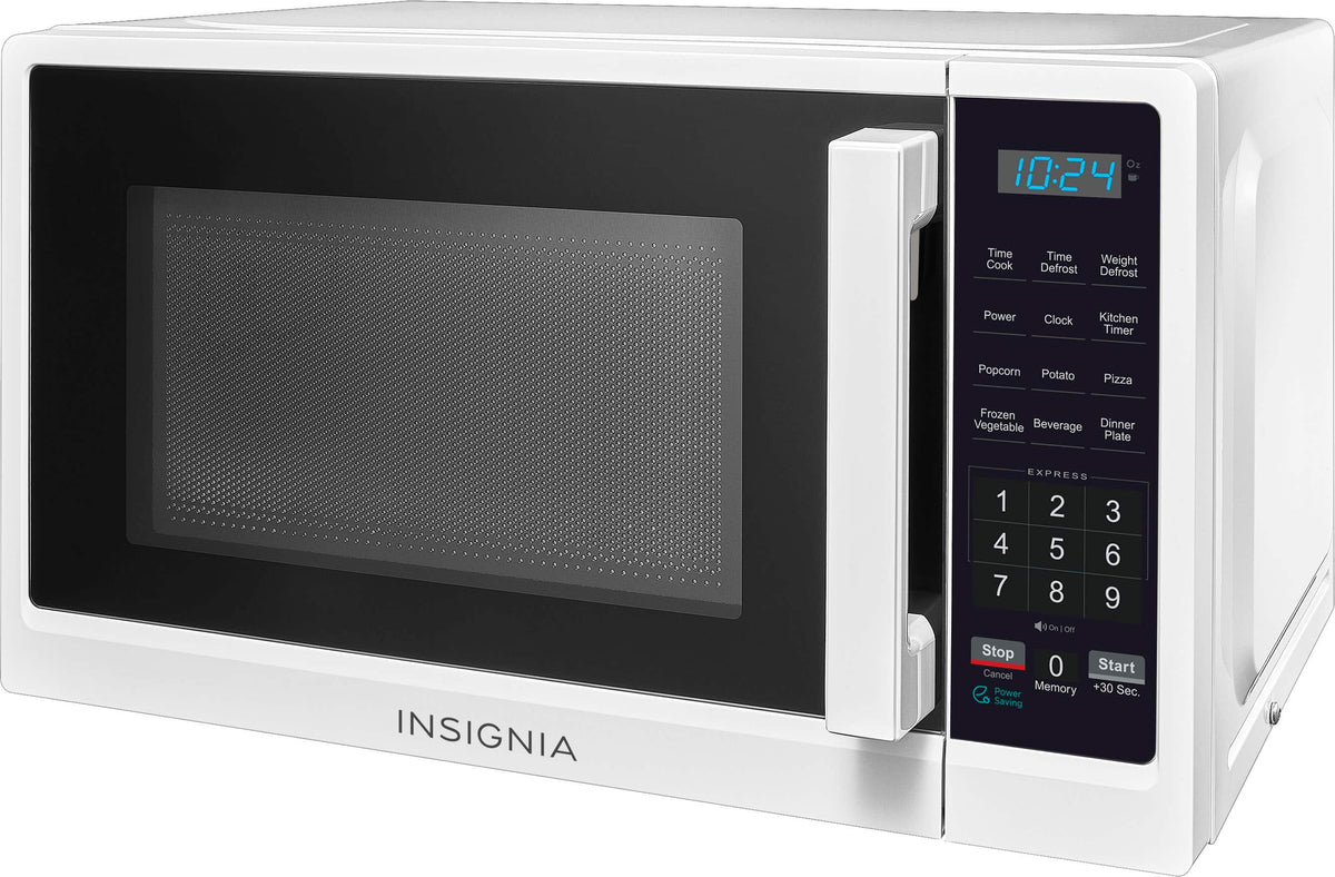 Insignia™ - .7 Cu. Ft. Compact Microwave - White