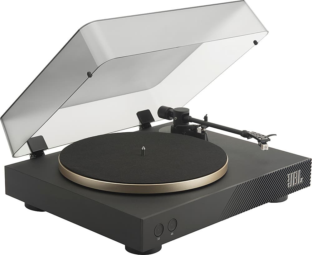 JBL - Spinner BT Hi-Res Bluetooth Turntable - Black