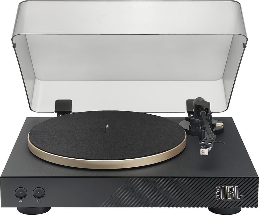 JBL - Spinner BT Hi-Res Bluetooth Turntable - Black