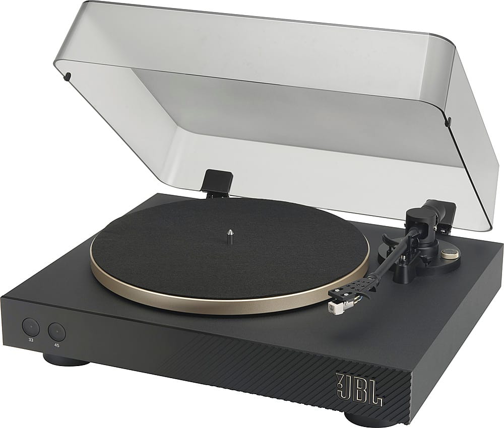 JBL - Spinner BT Hi-Res Bluetooth Turntable - Black