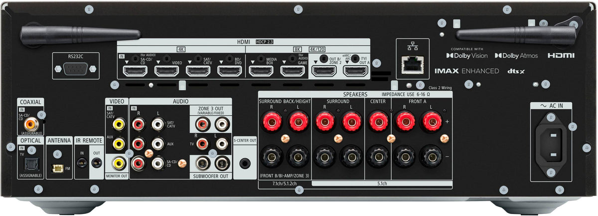 Sony - STRAZ1000ES Premium ES 7.2 CH 8K A/V Receiver - Black