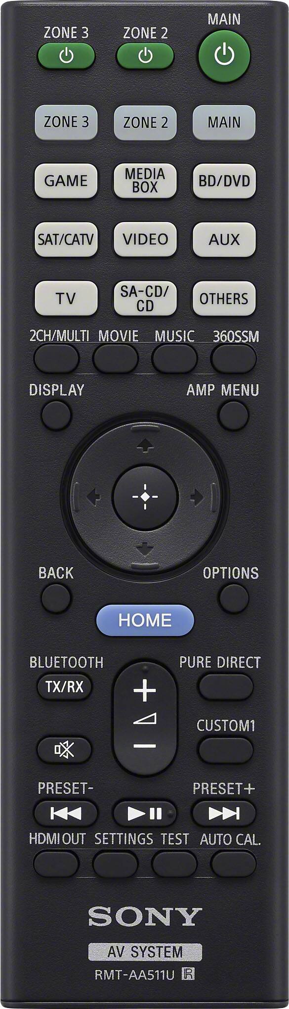 Sony - STRAZ5000ES Premium ES 11.2 CH 8K A/V Receiver - Black
