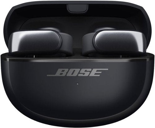 Bose - Geek Squad Certified Refurbished Ultra Open-Ear True Wireless Open Earbuds - Black