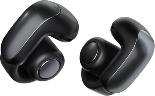 Bose - Geek Squad Certified Refurbished Ultra Open-Ear True Wireless Open Earbuds - Black
