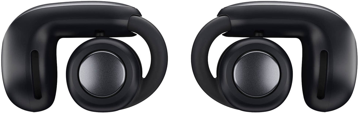 Bose - Geek Squad Certified Refurbished Ultra Open-Ear True Wireless Open Earbuds - Black