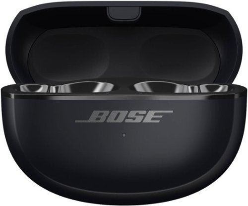 Bose - Geek Squad Certified Refurbished Ultra Open-Ear True Wireless Open Earbuds - Black