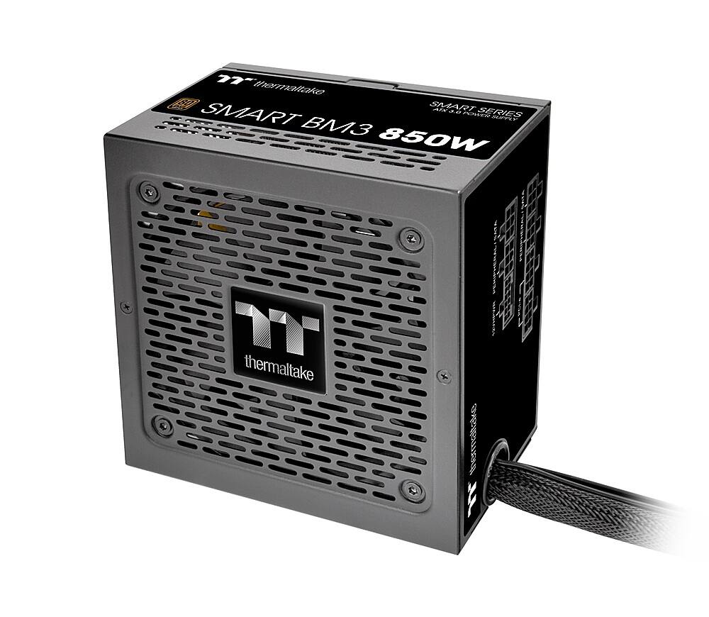Thermaltake - Smart BM3 80+ Bronze PCIE Gen 5 ATX 3.0 850W Semi-Modular Power Supply - Black