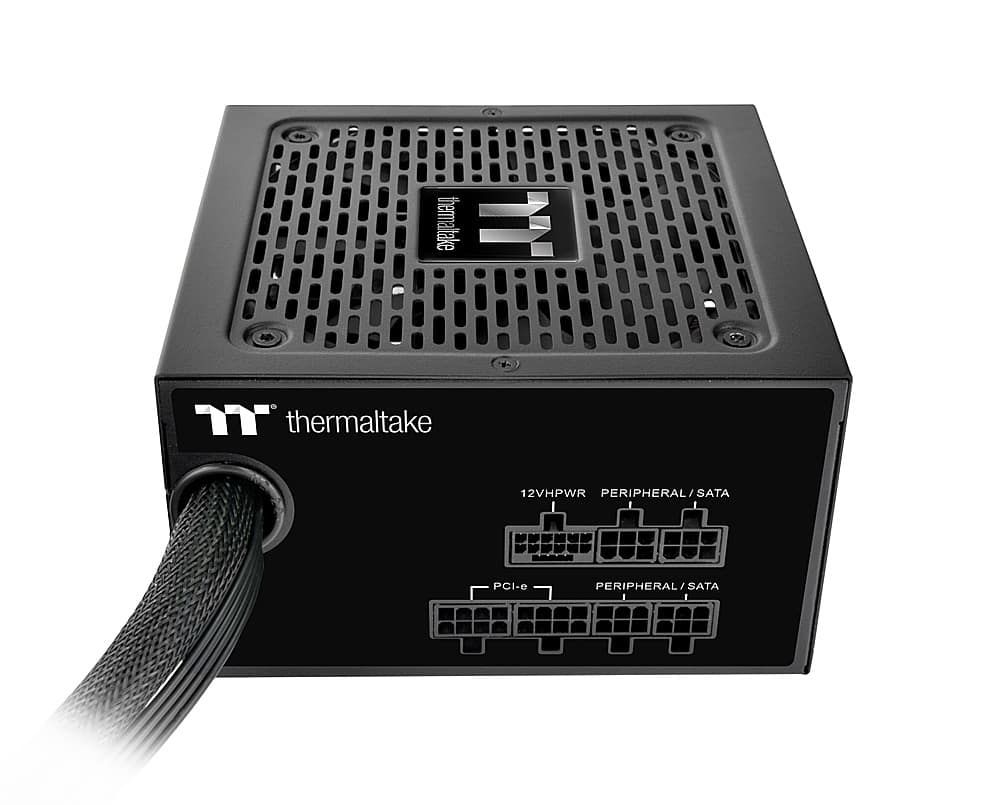 Thermaltake - Smart BM3 80+ Bronze PCIE Gen 5 ATX 3.0 850W Semi-Modular Power Supply - Black