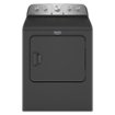 Maytag - 7.0 Cu. Ft. Electric Dryer with Steam and Extra Power Button - Volcano Black