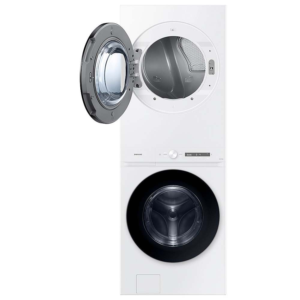Samsung - 4.6 Cu. Ft. Washer with Steam Wash and 7.6 Cu. Ft. Electric Dryer - White