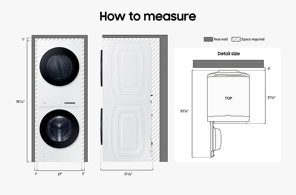 Samsung - 4.6 Cu. Ft. Washer with Steam Wash and 7.6 Cu. Ft. Electric Dryer - White