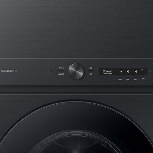 Samsung - 4.6 Cu. Ft. Washer with Flex Auto Dispense System and 7.6 Cu. Ft. Gas Dryer - Brushed Black